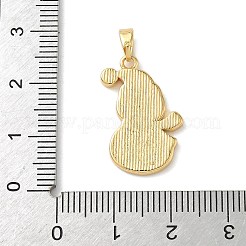 Christmas Brass Enamel Pendants&nbsp;LS-KK-K305-08B-G