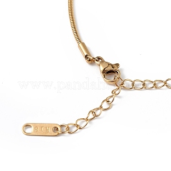 Crystal Rhinestone Roman Number Charm Bracelet&nbsp;BJEW-G669-04G