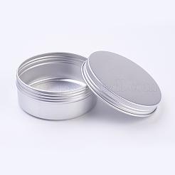 Round Aluminium Tin Cans&nbsp;CON-WH0010-02P-150ml