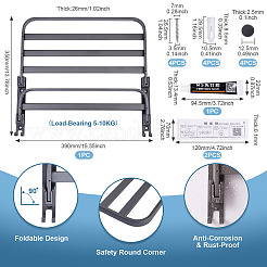 Aluminum Towel Rack for Bathroom&nbsp;FIND-TAC0050-03B