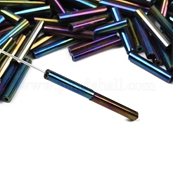 Glass Bugle Beads&nbsp;SEED-R028-2x15-A02
