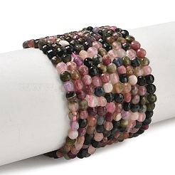 Natural Multicolor Tourmaline Beads Strands&nbsp;G-E530-07H