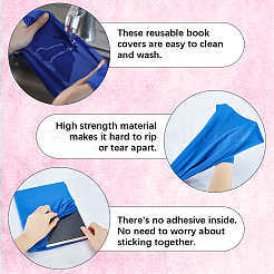 3Pcs Elastic Fabric Book Covers&nbsp;DIY-CP0007-42B