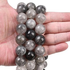 Natural Cloudy Quartz Beads Strands&nbsp;G-L648-A09-16mm