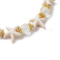 Synthetic Turquoise Beads Stretch Bracelets for Women&nbsp;BJEW-JB11574-03