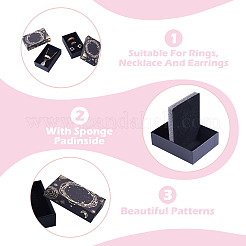 10Pcs Sun Moon Star Printed Cardboard Gift Boxes&nbsp;CBOX-TA0001-21D