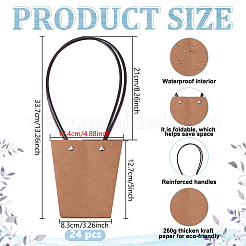 24Pcs OPP and Paper Single Flower Storage Tote Bags for Bouquets&nbsp;AJEW-GO0002-68