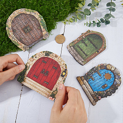 4Pcs 4 Styles Boxwood Door Display Decorations&nbsp;DJEW-GF0001-69