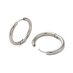 Tarnish Resistant 304 Stainless Steel Hoop Earrings&nbsp;EJEW-P177-P-24