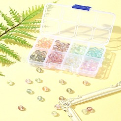 8 Colors Glass Bead Strands&nbsp;GLAA-FS0001-86