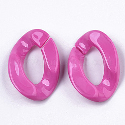 Opaque Acrylic Linking Rings&nbsp;OACR-S036-001B-G07