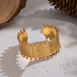 Fashion 304 Stainless Steel Open Cuff Bangles&nbsp;OU3634