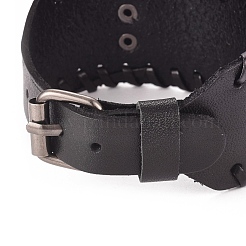 Full Grain Leather Cord Bracelets&nbsp;BJEW-G620-B01