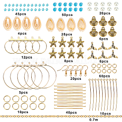 DIY Beach Themed Earring Making Kits&nbsp;DIY-SC0013-78G
