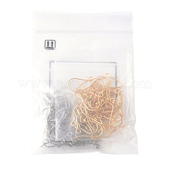 100Pcs 2 Colors 304 Stainless Steel Earring Hooks&nbsp;STAS-FS0001-74