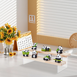 2-Tier Acrylic Model Toy Assembled Holder Display Riser&nbsp;ODIS-WH0025-205A