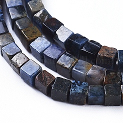 Natural Dumortierite Quartz Beads Strands&nbsp;G-D0020-18