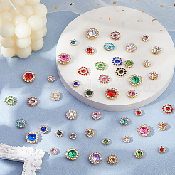 Glass Rhinestone Buttons&nbsp;DIY-HS0001-64