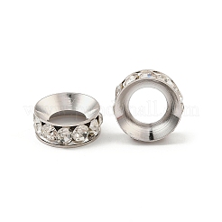 Brass Rhinestone Spacer Beads&nbsp;RSB094-1