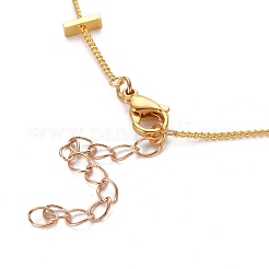 Brass Twisted Chain Curb Chain Necklaces&nbsp;NJEW-JN03092-02