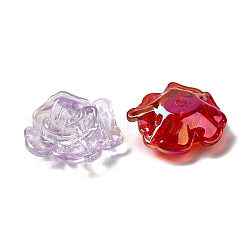 Transparent & UV Plating Acrylic Beads&nbsp;MACR-G064-05