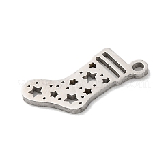 Anti-Tarnish Christmas 201 Stainless Steel Pendants&nbsp;STAS-Q015-04P