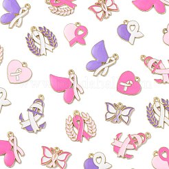 48Pcs 12 Styles Alloy Enamel Pendants&nbsp;FIND-FS0004-81