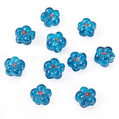 10Pcs Transparent Handmade Bumpy Lampwork Beads&nbsp;LAMP-TADJ0001-48C