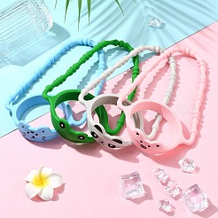 4Pcs 4 Colors Silicone Braided Cord Water Bottle Handle Strap&nbsp;DIY-CJ0002-63