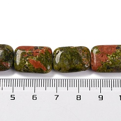 Natural Unakite Beads Strands&nbsp;G-T047-B27-01