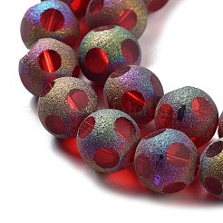 Electroplate Glass Beads Strands&nbsp;EGLA-P057-02A-01