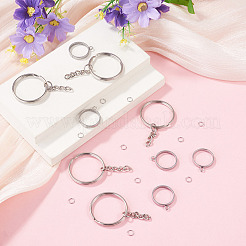 5Pcs 304 Stainless Steel Open Back Bezel Pendants&nbsp;STAS-TAD0001-01D