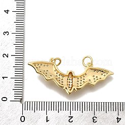 Brass Micro Pave Cubic Zirconia Pendants&nbsp;KK-D339-04G