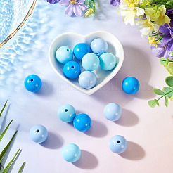15Pcs 3 Colors Opaque Acrylic Beads&nbsp;MACR-TADJ0001-11