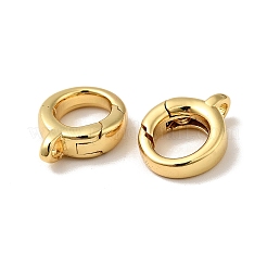 Brass Spring Gate Rings&nbsp;X-KK-J301-08G