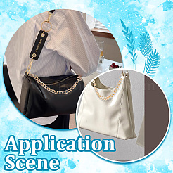2Pcs Alloy Curban Purse Chains&nbsp;PURS-UN0001-13G