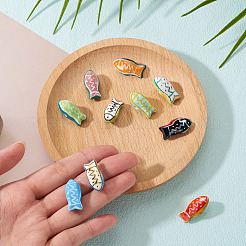 10Pcs 10 Styles Handmade Porcelain Ceramic Beads&nbsp;PORC-TA0001-37