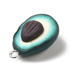 Opaque Resin Fruit Pendants&nbsp;RESI-G069-04B