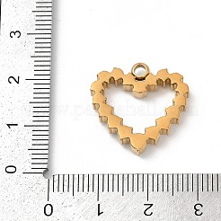304 Stainless Steel with Rhinestone Pendants&nbsp;LS-STAS-Z120-02A-G
