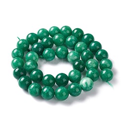 Natural White Jade Imitation Green Jasper Beads Strands&nbsp;G-I299-F07-10mm