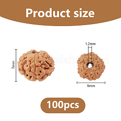 100Pcs Rudraksha Mala Beads&nbsp;FIND-DC0008-44C
