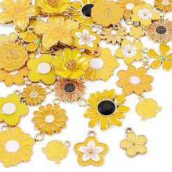 36Pcs 18 Styles Alloy Enamel Pendants&nbsp;ENAM-TA0004-07