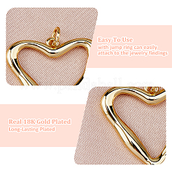 10Pcs 2 Styles Brass Pendants&nbsp;KK-HS0015-24