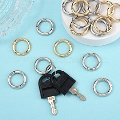 10Pcs Zinc Alloy Spring Gate Rings&nbsp;FIND-YW0007-90