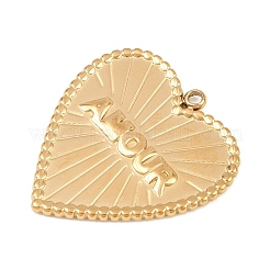 304 Stainless Steel Pendants&nbsp;STAS-H249-17G