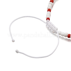 4Pcs Glass Seed Beads Braided Bead Bracelets for Men Women&nbsp;BJEW-TA00648