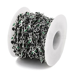 304 Stainless Steel Enamel Cherry Link Chains&nbsp;CHS-M007-01P-02