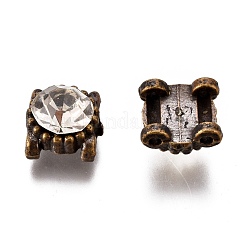 Alloy Rhinestone Multi-strand Links&nbsp;ALRI-F066-01AS-RS