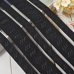 2 Styles Flat Polyester Non Slip Knitted Elastic Belts&nbsp;OCOR-GF0005-15