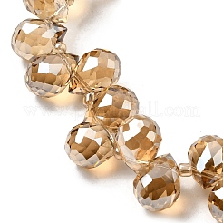 Electroplated Glass Beads&nbsp;EGLA-K062-01B-PL01